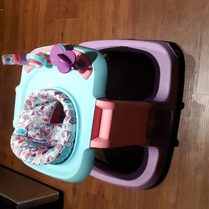 Safety 1ˢᵗ Ready, Set, Walk! DX Developmental Walker, Lavender Buzz
